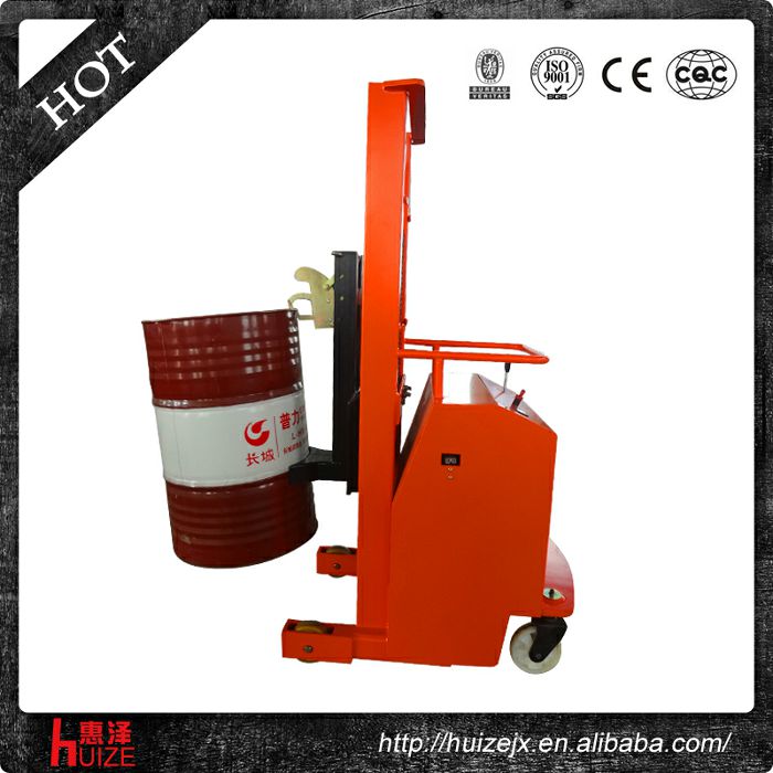 半電動(dòng)配重油桶車（無(wú)底腿，只堆垛，不翻轉(zhuǎn)）