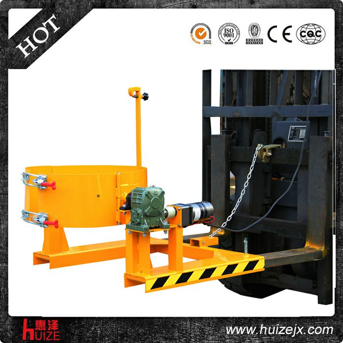 叉車專用倒桶機(jī)具（塑鐵桶，電翻轉(zhuǎn)）